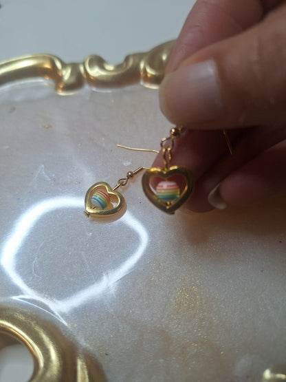 Boucles d oreilles coeur