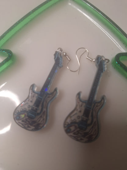 Boucles d'oreilles guitare 🎸