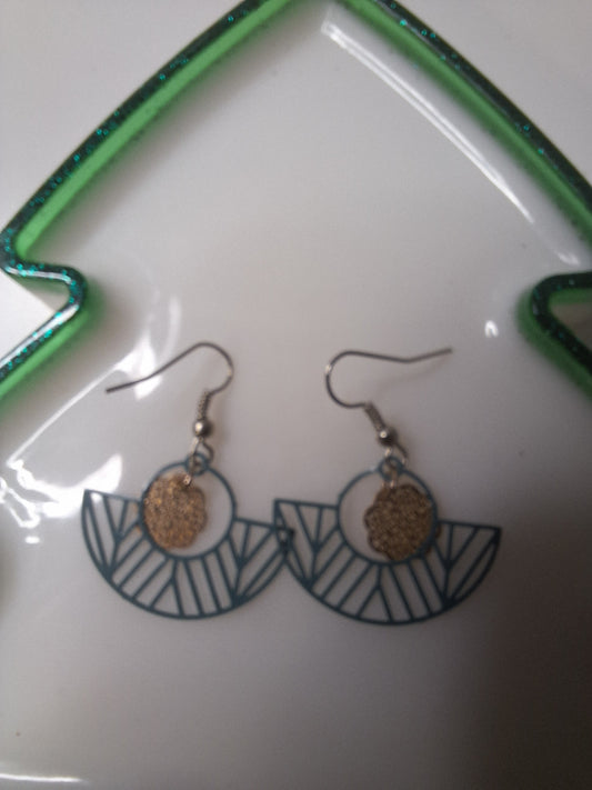 Boucles d'oreilles demi cercle
