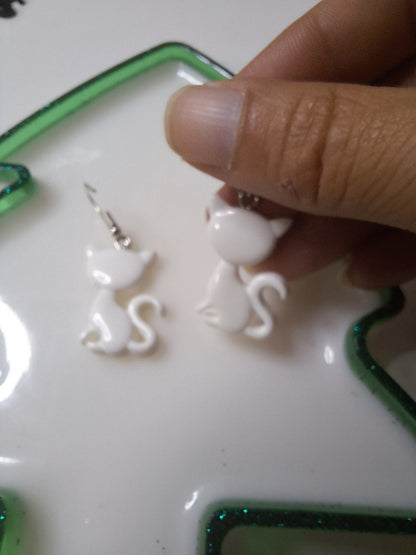 Boucles d'oreilles chat