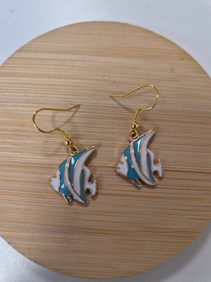 Boucles d'oreilles poissons