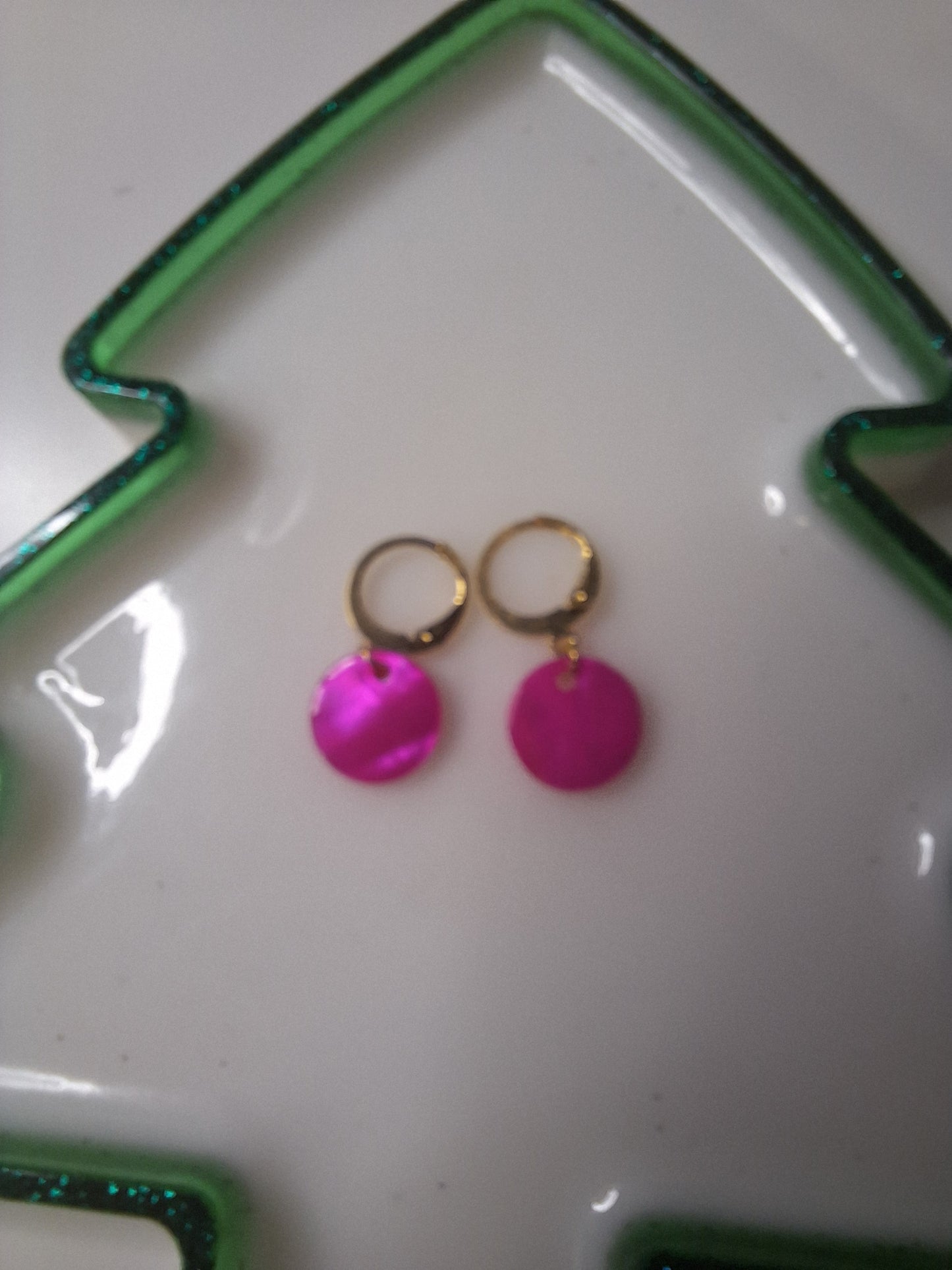 Boucles d'oreilles pastille