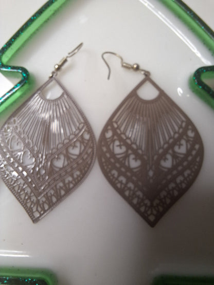 Boucles d oreilles estampe