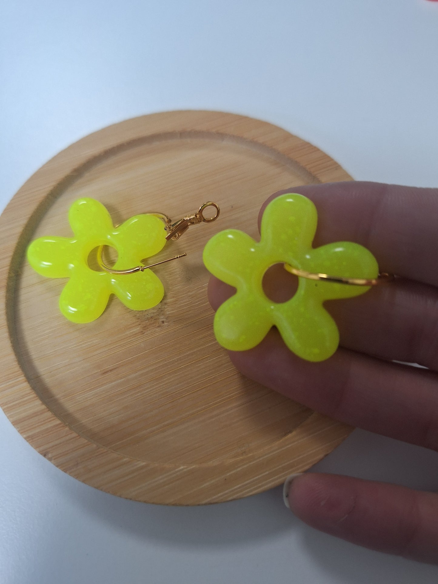 Boucles d oreilles 5 pétales