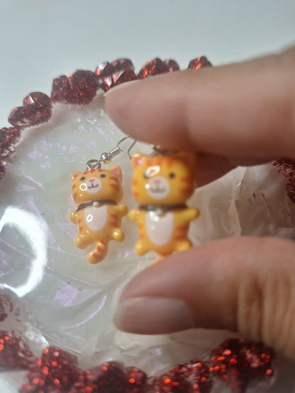 Boucles d'oreilles chat 🐱