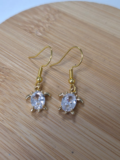 Boucles d'oreilles tortue