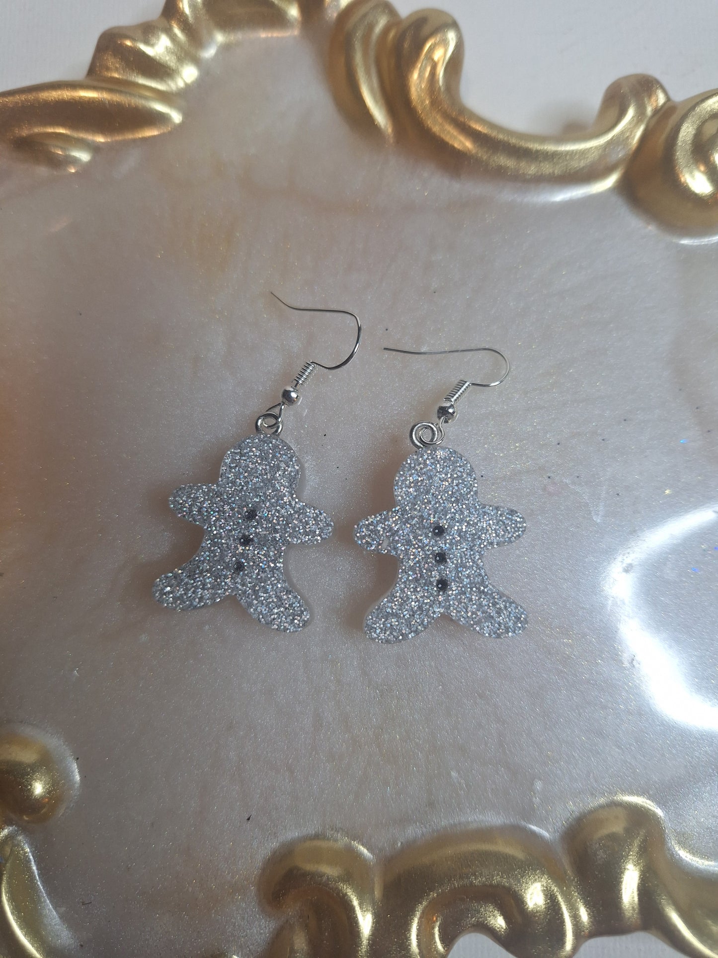 Boucles d'oreilles pain d épices