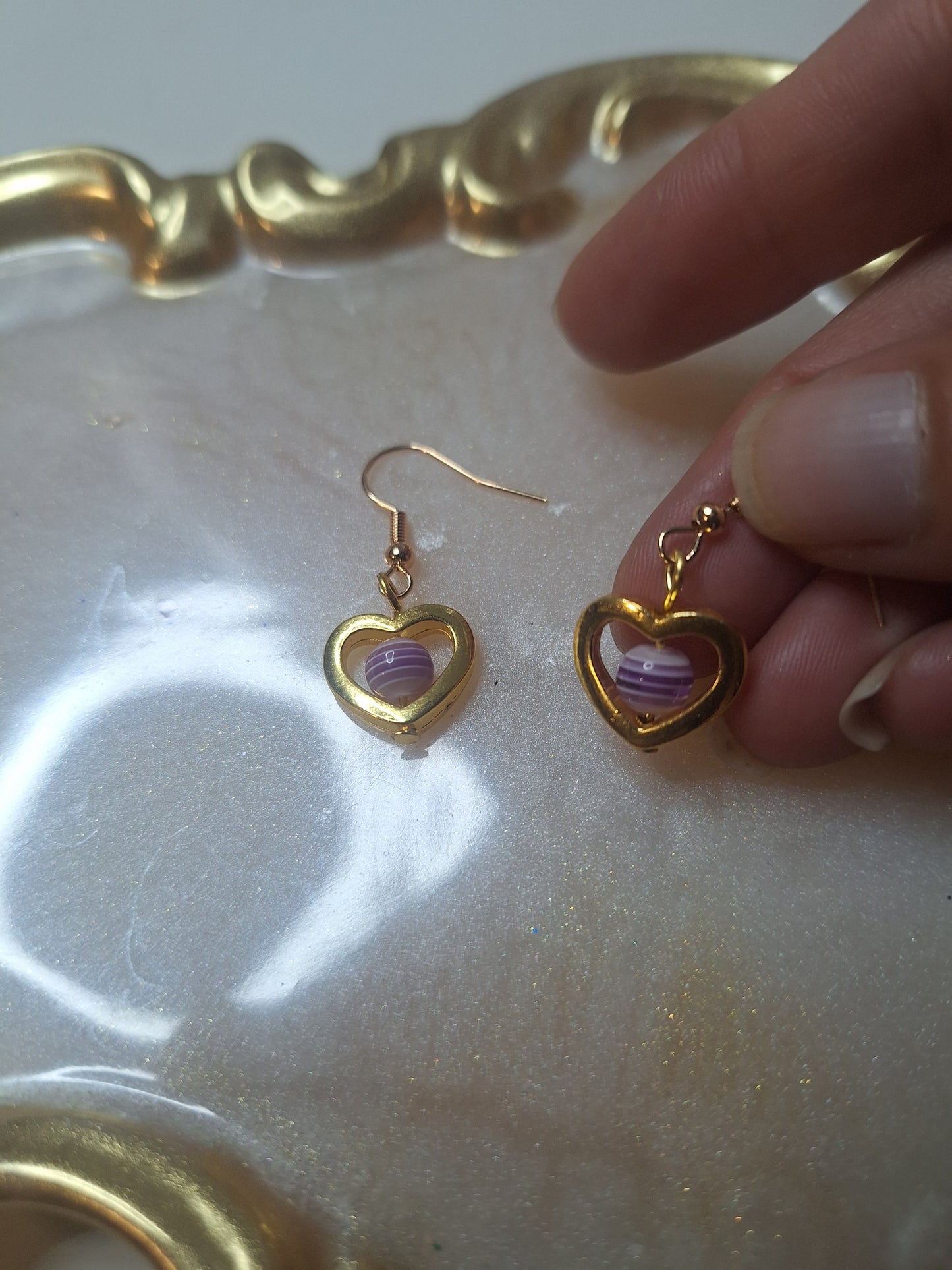 Boucles d oreilles coeur