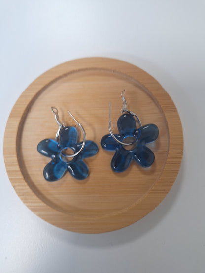 Boucles d oreilles 5 pétales