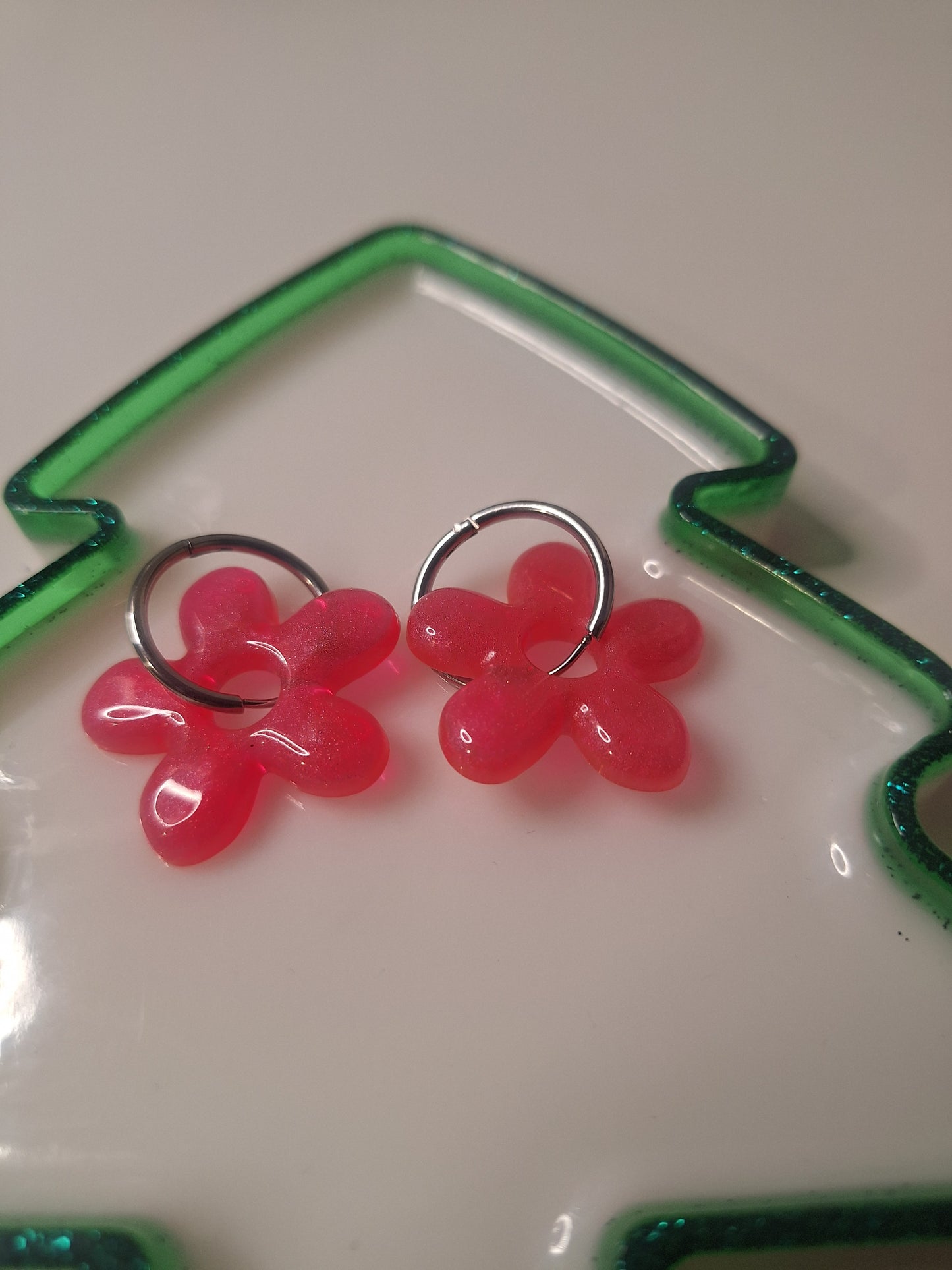 Boucles d oreilles 5 pétales