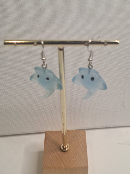 Boucles d'oreilles raie