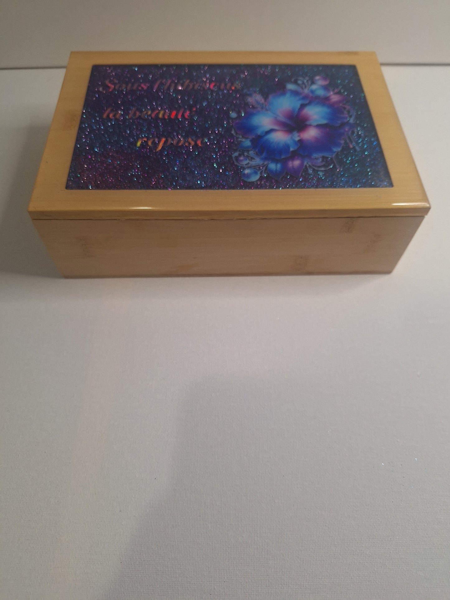 Boite de rangement hibiscus