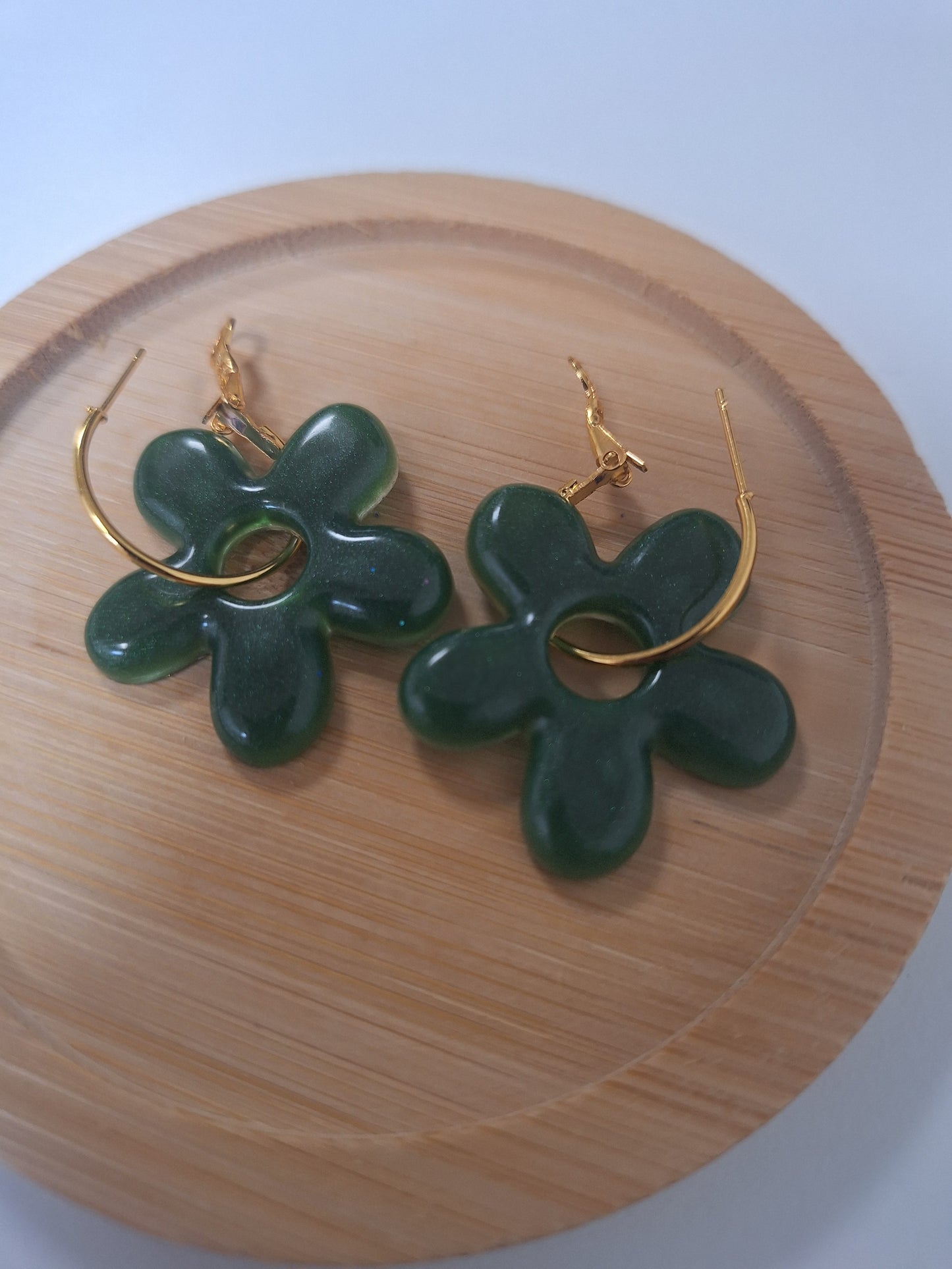 Boucles d oreilles 5 pétales