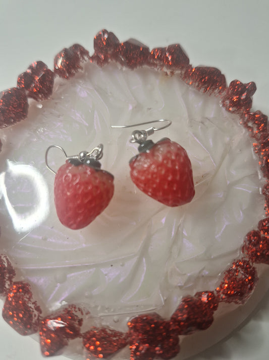 Boucles d'oreilles fraise 🍓
