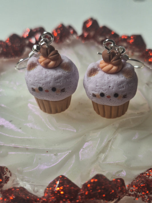 Boucles d'oreilles cupcake