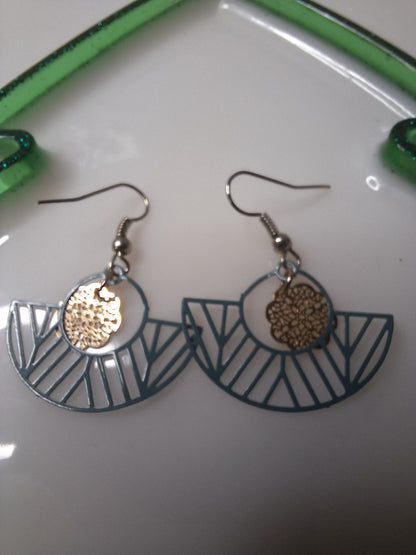 Boucles d'oreilles demi cercle