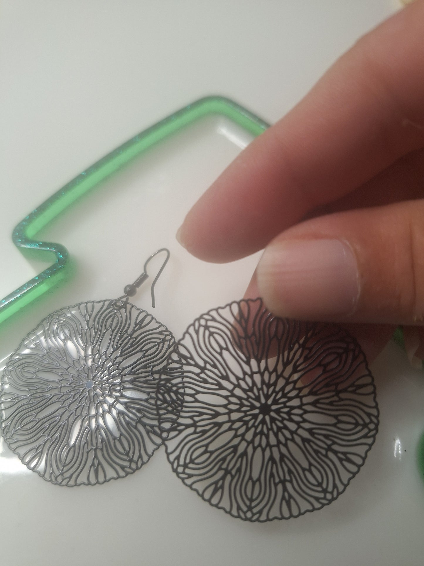 Boucles d'oreilles ronde