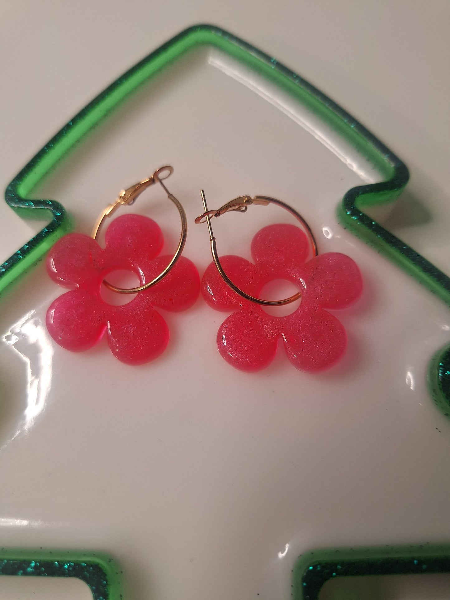 Boucles d'oreilles pampille marguerite