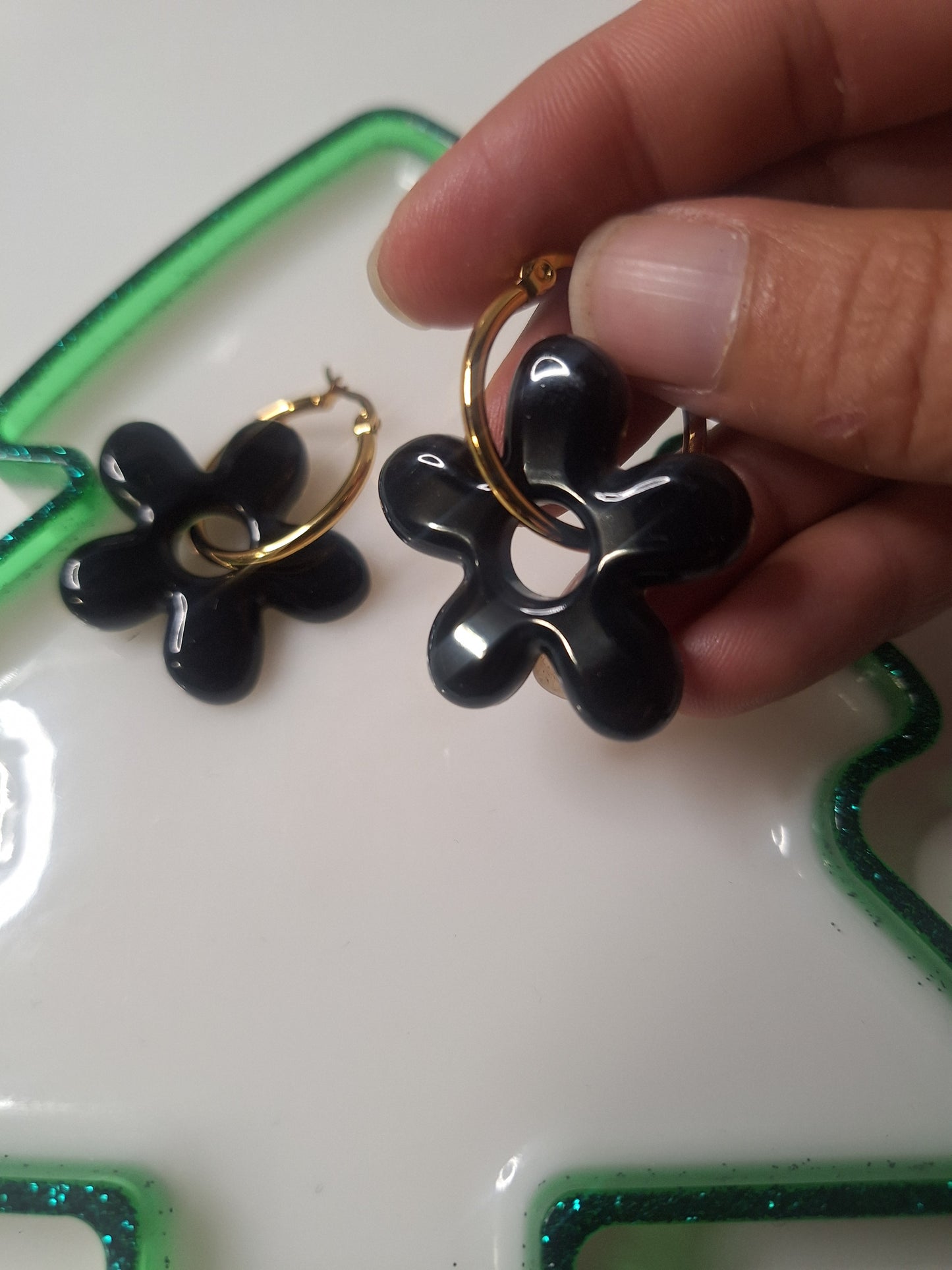 Boucles d oreilles 5 pétales