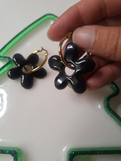 Boucles d oreilles 5 pétales
