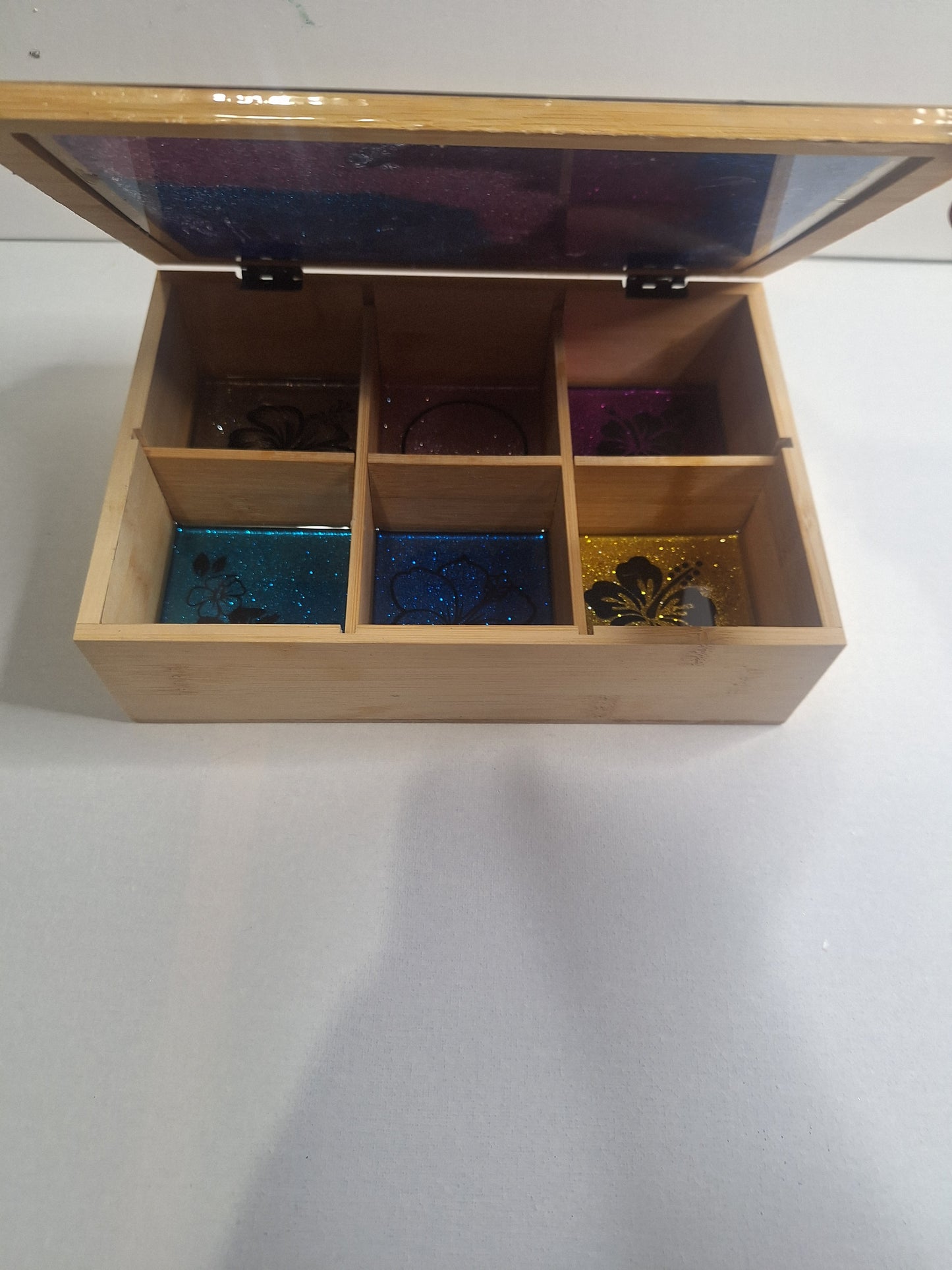 Boite de rangement hibiscus