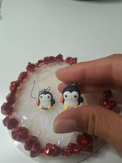 Boucles d'oreilles pingouin 🐧