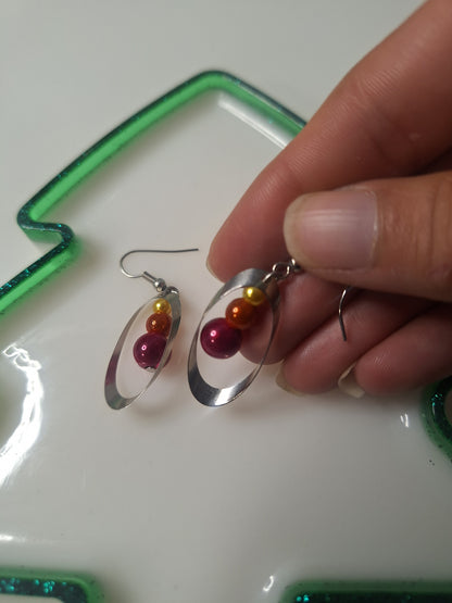 Boucles d'oreilles perles