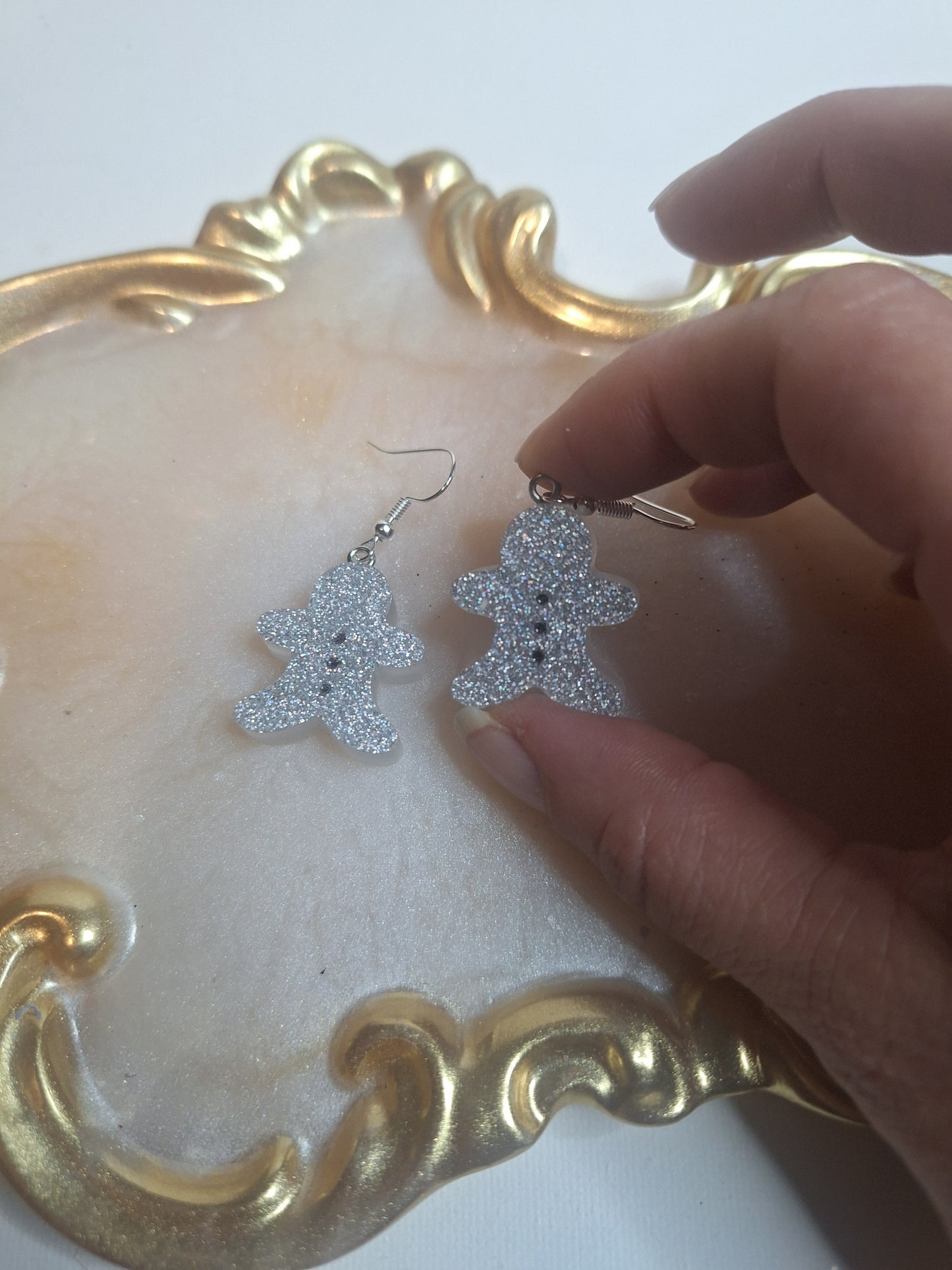 Boucles d'oreilles pain d épices