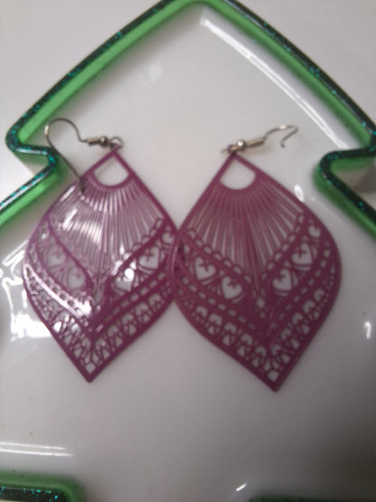 Boucles d oreilles estampe
