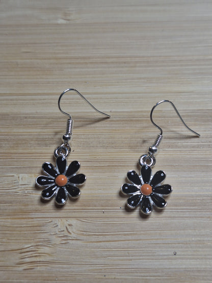 Boucles d'oreilles marguerite