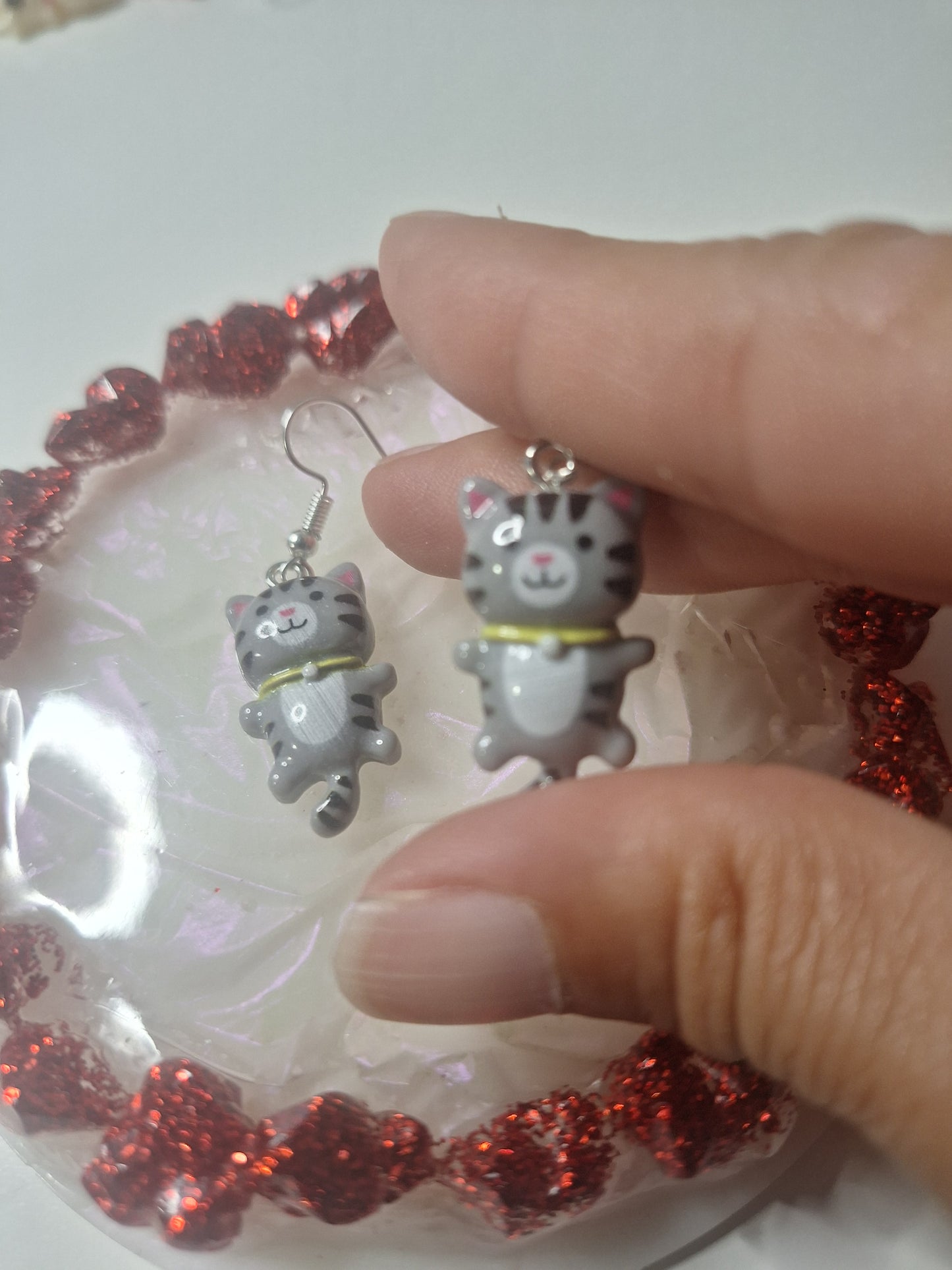 Boucles d'oreilles chat 🐱