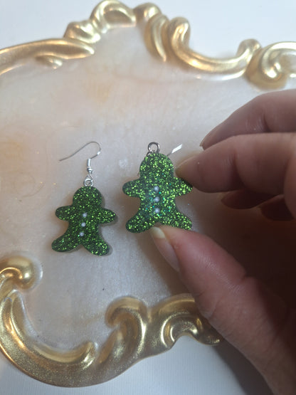 Boucles d'oreilles pain d épices