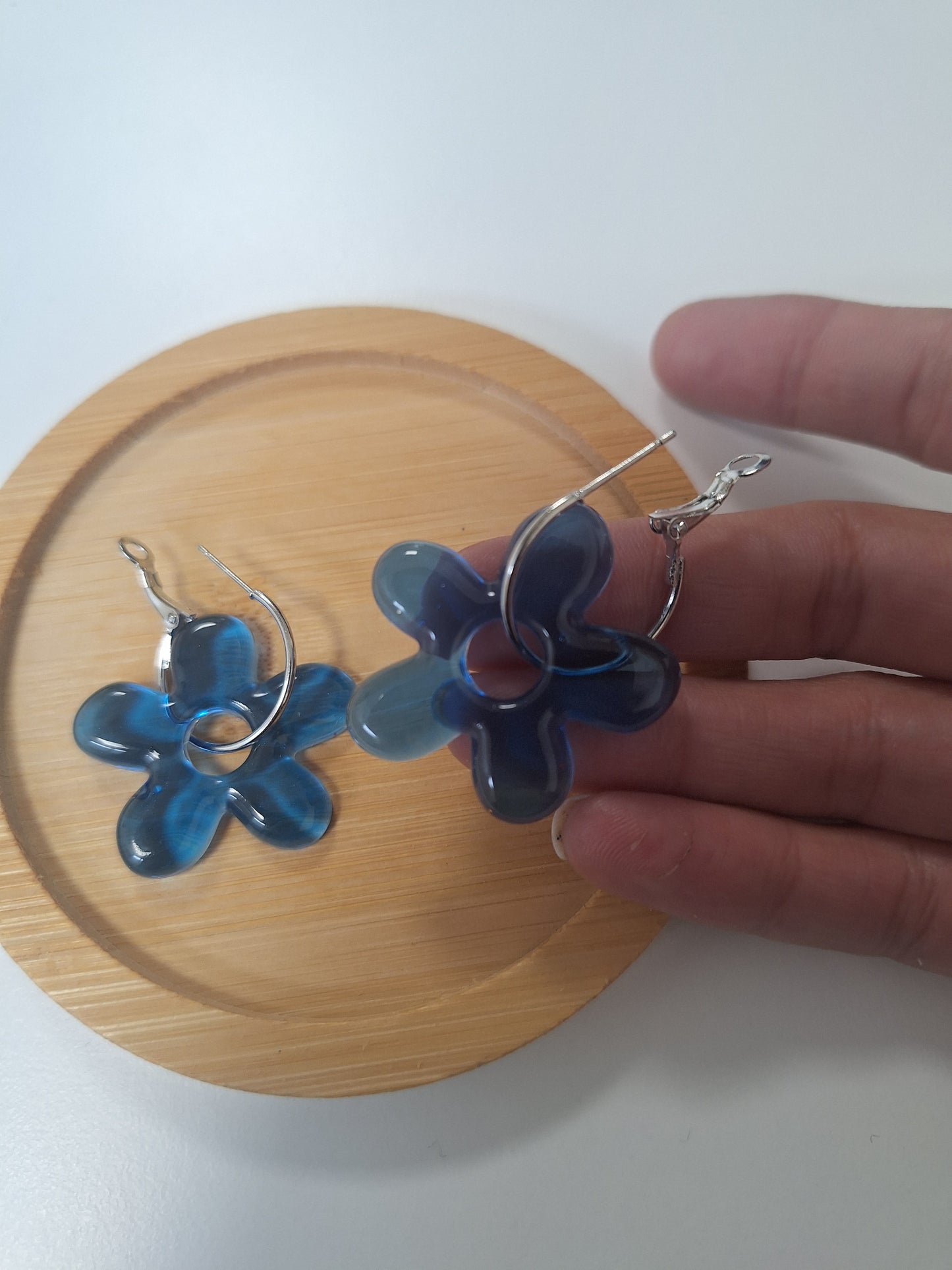 Boucles d oreilles 5 pétales