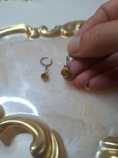 Boucles d'oreilles strass