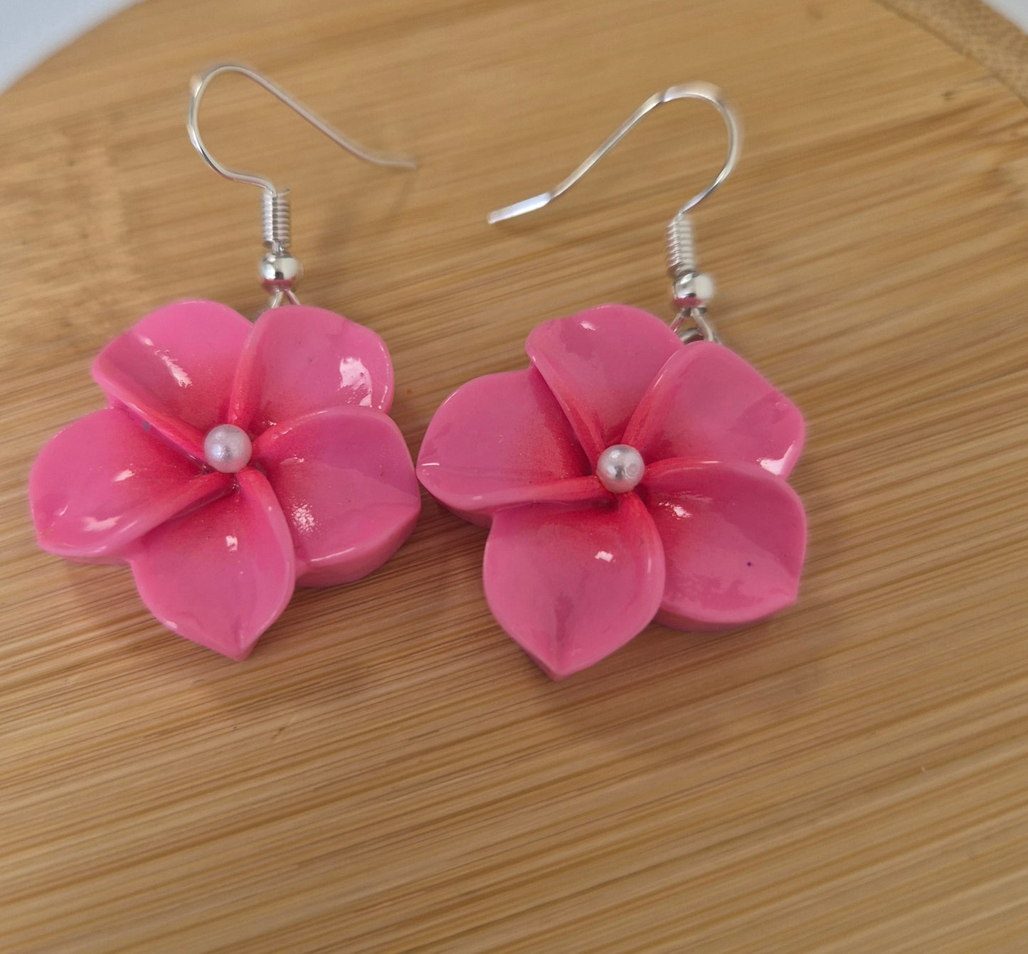 Boucles d'oreilles fleur de tiare