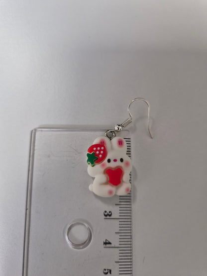Boucles d'oreilles lapin