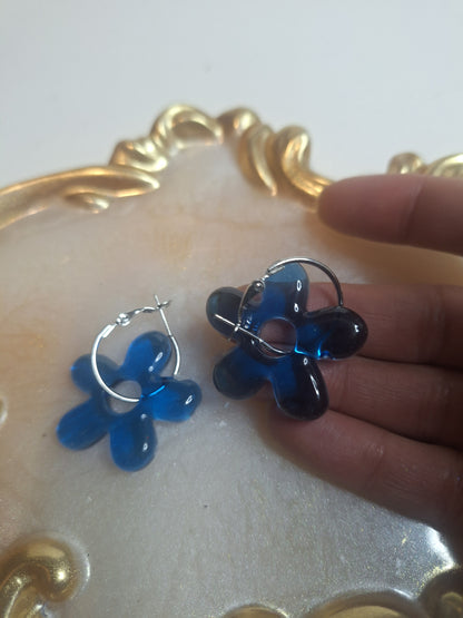 Boucles d oreilles 5 pétales