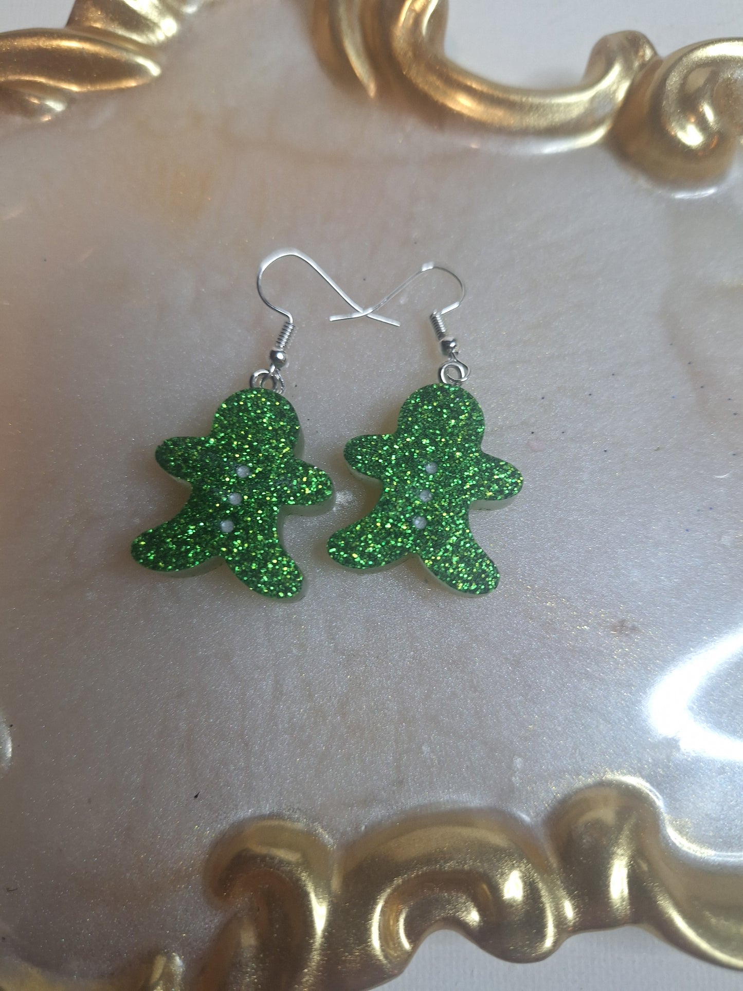 Boucles d'oreilles pain d épices