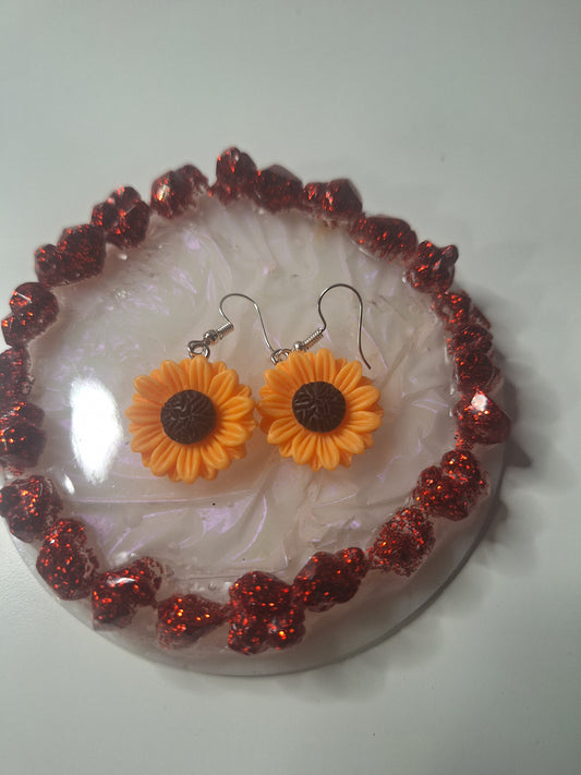Boucles d'oreilles tournesols 🌻