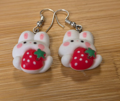 Boucles d'oreilles lapin