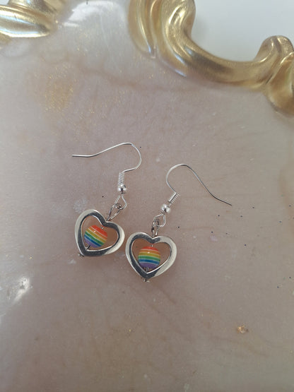 Boucles d'oreilles coeur