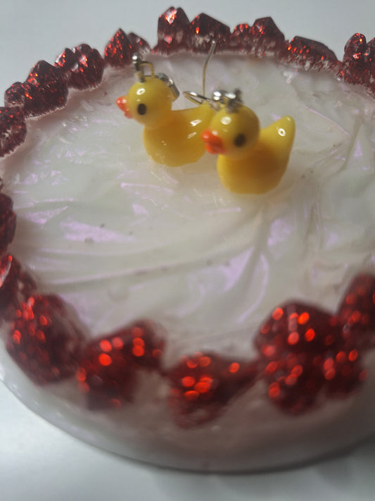 Boucles d'oreilles canard