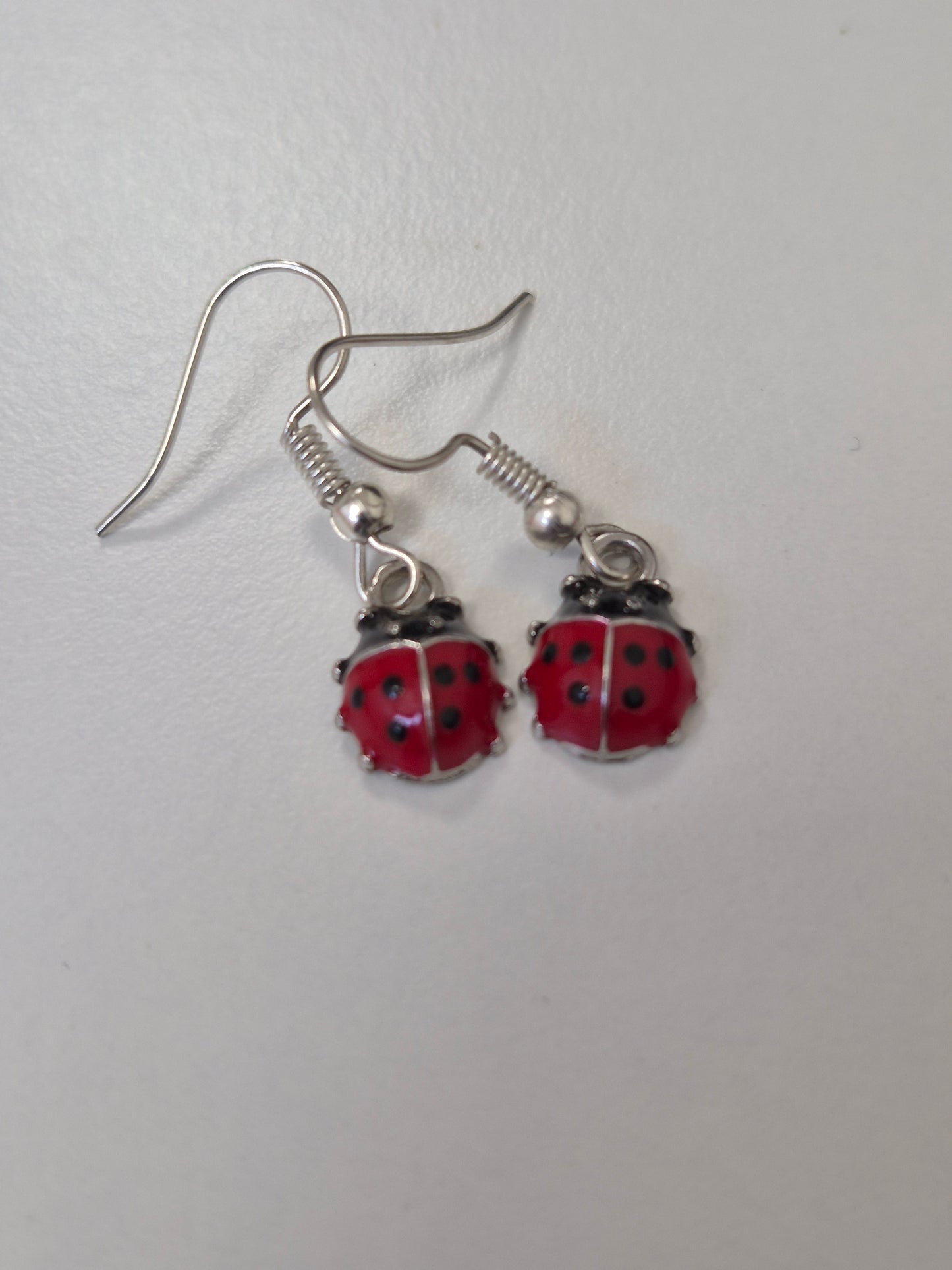 Boucles d'oreilles coccinelle 🐞