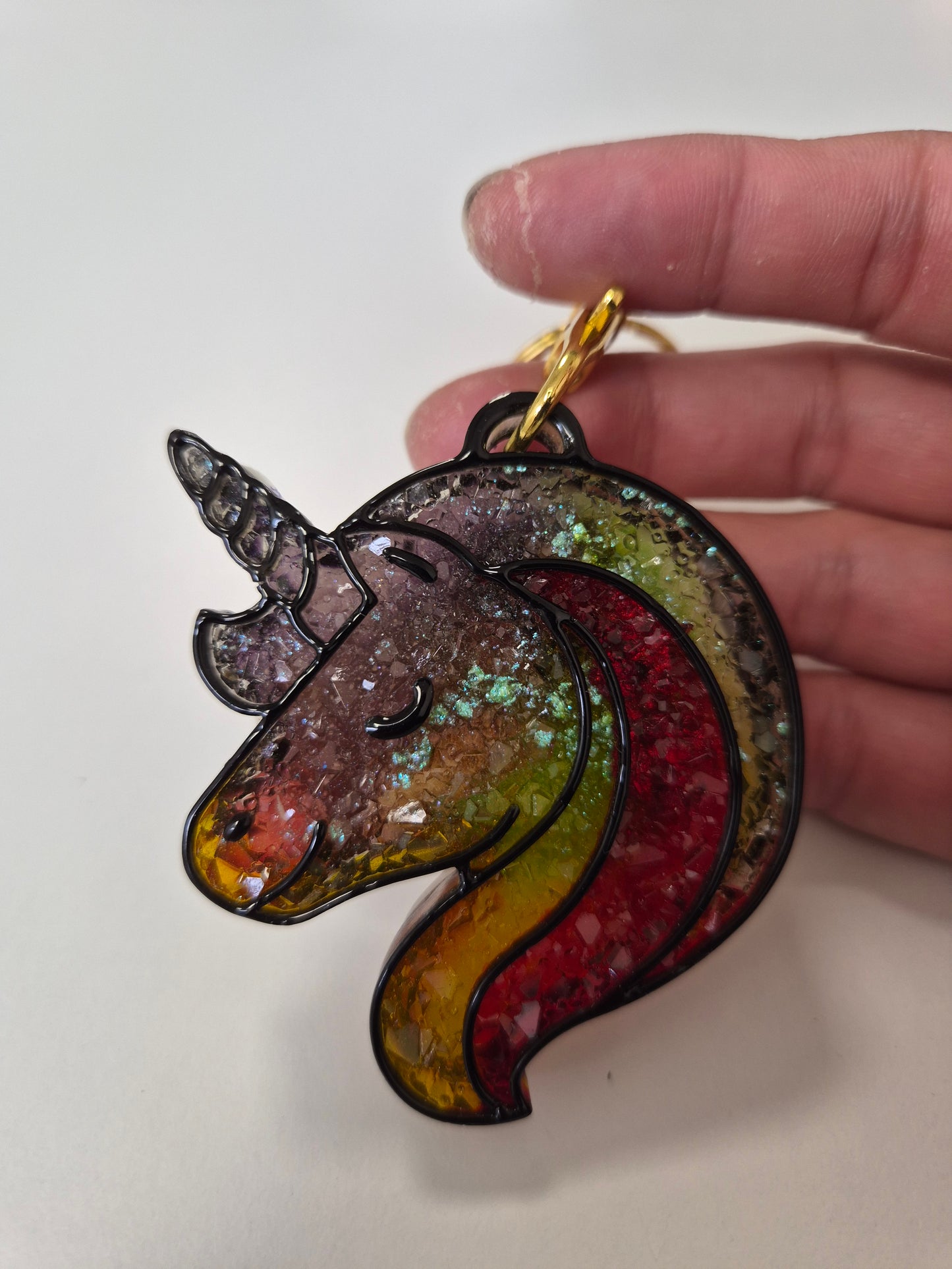Porte cle licorne