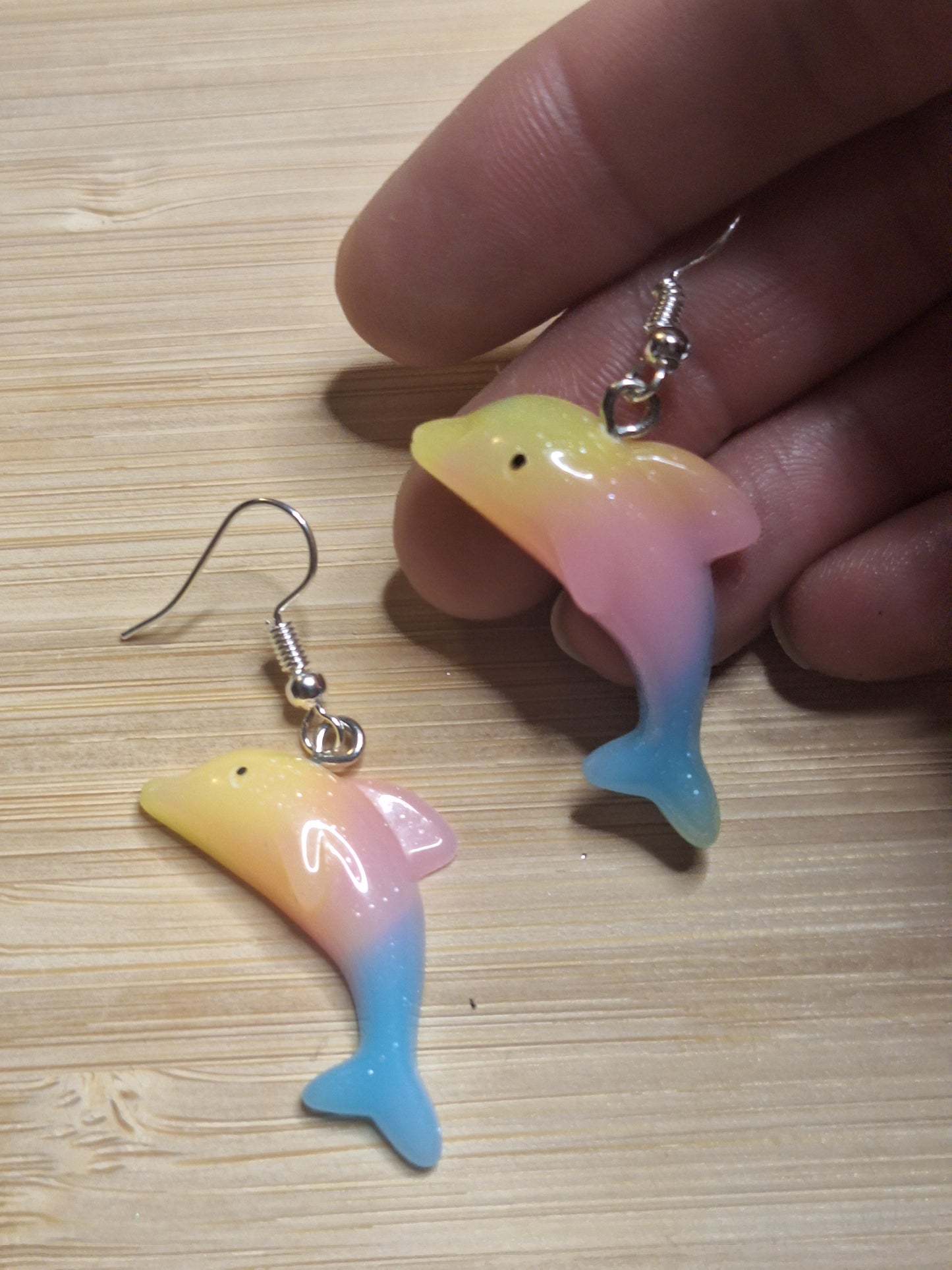 Boucles d'oreilles dauphin