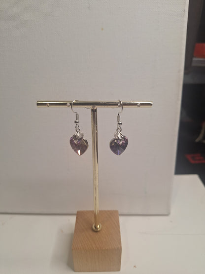Boucles d'oreilles coeur