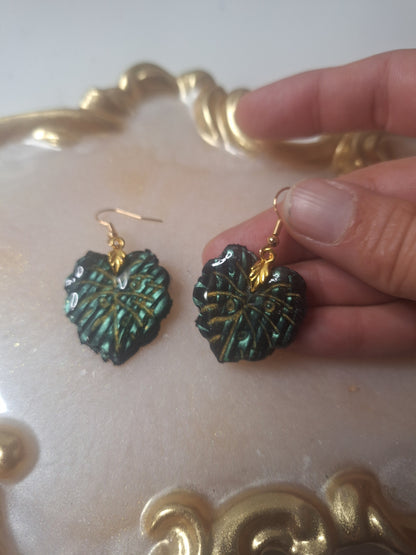 Boucles d'oreilles feuilles
