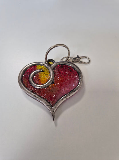 Porte cle coeur
