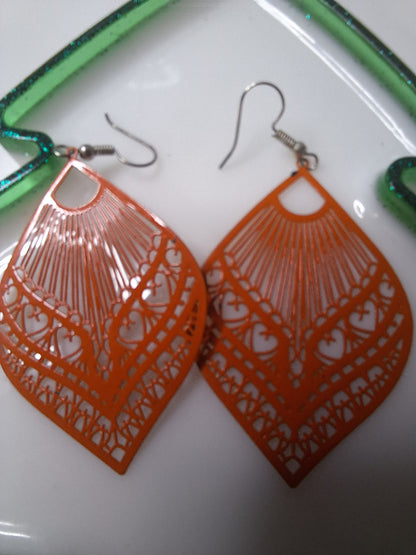 Boucles d oreilles estampe