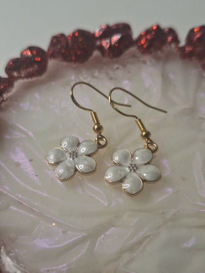 Boucles d'oreilles fleur